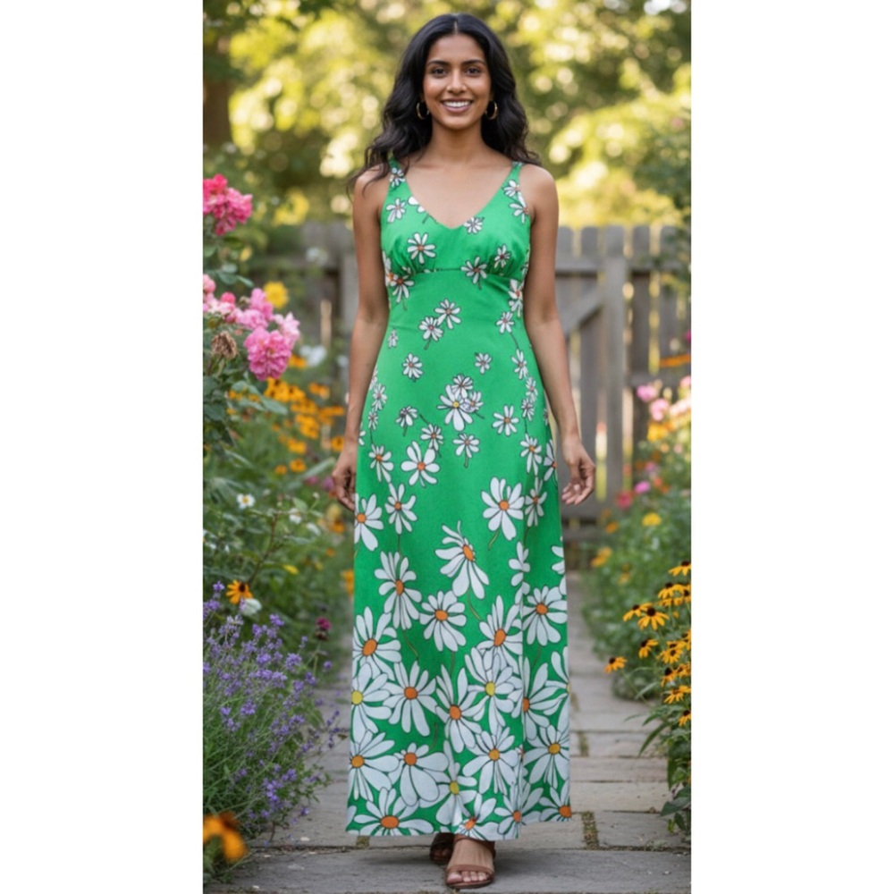 Vintage Jack Hartley Daisy Maxi Dress